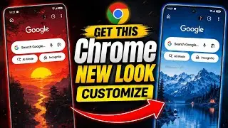 Chrome Browser Ka Look Change 😍 Just 1 Minutes!! Costumize Chrome Home Page 🔥
