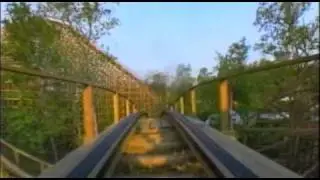 The Legend Wooden Roller Coaster Front Seat POV Holiday World