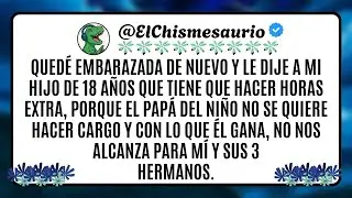 Quedé embarazada de nuevo y le dije a mi hijo de 18 años que tiene que hacer horas extra,