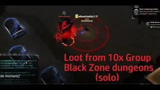 loot from 10x group blackzone dungeons  solo