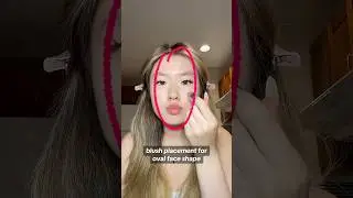 Румяна для овальной формы лица