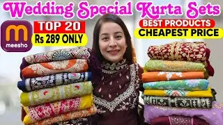 I Tried MEESHO Best Selling Wedding Kurta/Kurti Set/Cord Set Haul Starting 289😍Honest Review #meesho