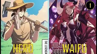 Demon Queen plans to kill the hero but they fall in love | Manhwa Explain in Hindi | chapter (1-12)