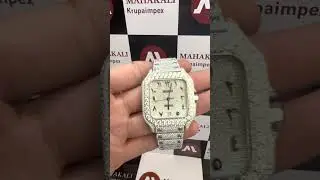 VVS Moissanite diamond watch Arabic Dial Luxury Celebrity Watch Gift Bust Down Watch Hip hop Watch
