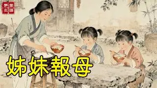 災年顆粒無收，寡婦掏空家底，收養一對小姊妹，自己吃糠咽菜養大，村裏人罵她傻，誰料多年後姊妹倆一個成巧匠，一個通商道，合力給養母起大屋、置厚產，當初罵她的人全蒙了！#故事#民間傳說#奇遇#報恩#原創故事