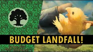 MONO GREEN NO RARES 🌱 Landfall Budget Deck Wrecks Opponents #MTG #ARENA #budgetdeck