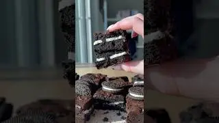 oreo STUFFED brownies🤯