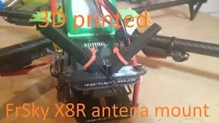 3D printed FrSky X8R, X6R, L9R antenna mount - Discovery Edition