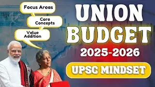 💰🤑Union  Budget 2025 | Important Facts + Summary | UPSC #UnionBudget2025 #EconomicSurvey2025