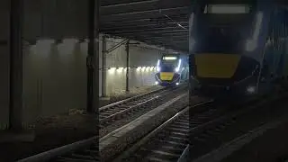 Melbourne's Metro Train network's different train types underneath Flinders St Station