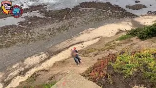 Cal Fire video: hiker rescued at Moss Beach