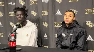 UCF Basketball 12/11 Presser: Center John Bol and Guard Chris Johnson