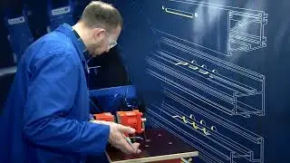 Reiplinger Produktvideo: Verkettungsschnitt + Stanzung der Verzahnung