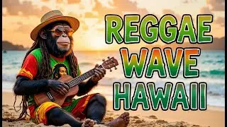 🌴Surf the Reggae Wave &ndash; When a Dreadlock Chimp Rides the Hawaiian Sunset