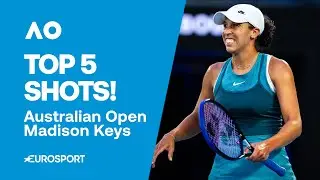 Top 5 Shots: Madison Keys #AusOpen Champion 🏆 | Australian Open 2025 Highlights 🇦🇺