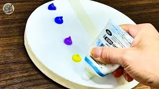 How to Draw a Couple with Dog Under Starry Sky &ndash; Unique Circle Canvas Art | Relaxing Art Videos