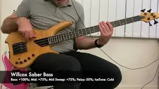 Willcox Saber Bass with LightWave Optical Pickups Demo