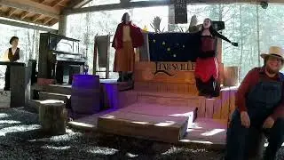 Liarsville Gold Rush Camp tour and play.