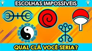 JOGO DAS ESCOLHAS IMPOSSÍVEIS NARUTO! DECISÕES MUITO DIFÍCEIS SOBRE O ANIME NARUTO! (PARTE 2)