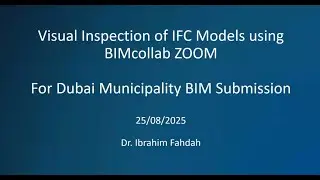 Dubai Municipality BIM Submissions Visual Inspection of IFC Models using BIMcollab ZOOM