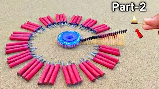 Matchstick Chain Reaction Video 2024 || Different Types Crackers Chain Reaction Domino Experiment