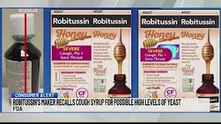 Robitussin's maker recalls cough syrup for possible high levels of yeast