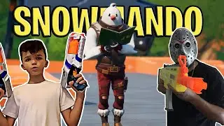 LEAKED Snowmando Skin Gameplay, Snowmando Traversal 