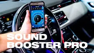 Instalamos SOUND BOOSTER PRO en Land Rover Velar con manejo desde APP m&oacute;vil