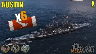 Austin 6 Kills & 290k Damage | World of Warships Gameplay