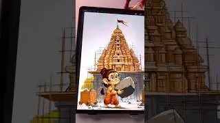 maine bahut mehnat Ki Hai painting Banai Hai Shri Ram ki aur sath mein Balaji ki bhi #art  #shorts