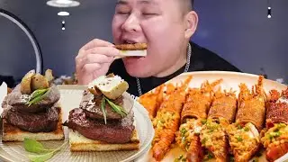 挑战厦门478元一位的海鲜自助！比脸大的铁板小青龙大口吸着吃，高级鹅肝一口一块吃美了【都市陈大胖】