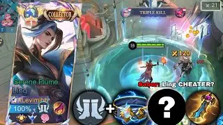 NEW META LING THUNDER BELT 100% BROKEN (MUST WATCH)!! | LING BEST BUILD & EMBLEM 2024 - MLBB
