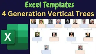 Create A 4-Generation Vertical Family Tree In Excel