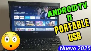 Como Tener AndroidTV 11 Portable 2025 para Pc INTEL Y AMD ✅
