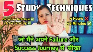 No one will tell you these study techniques 🔥| 4 Hours ❌ 45 minutes ✅| Stree world motivation 
