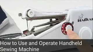 How to use/operate hand-held sewing machine | Unboxing
