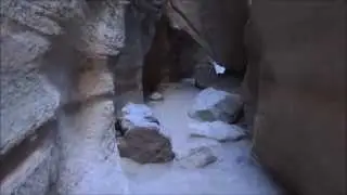 A walk through the slot canyon, Kasha-Katuwe Tent Rocks NM, New Mexico