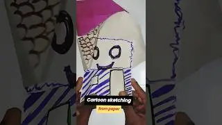 Paper cartoon | simple and easy diy | step by step | art for kids #creative #kids #art
