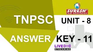 TNPSC | Free online test - 11  | Answer key | Jebaraj | Suresh IAS Academy