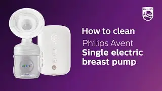 How To Clean Philips Avent Single Electric Breast Pump SCF396/11