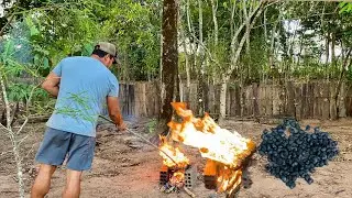 ASSANDO CASTANHA DE CAJÚ / RELEMBRANDO A INFÂNCIA!!!