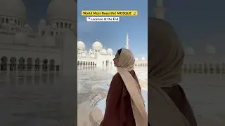 Top places to visit in abu dhabi- Sheikh Zayed Grand Mosque #uae #dubai #mosque #abudhabi #shorts