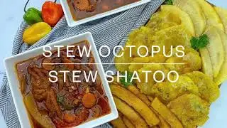 STEW OCTOPUS | STEW SHATOO | DOMINICAN RECIPE || FRUGALLYT