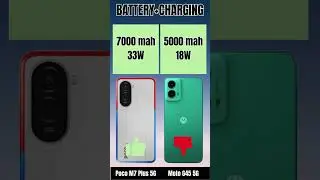 Poco M7 Plus 5G Vs Moto G45 5G &ndash; Full Comparison in 30s! #shorts