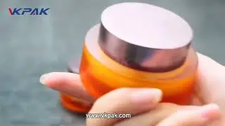 Cosmetics Jar Filling Machine, Facial Cream Bottling Line