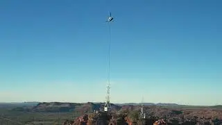 HeliSprit tower drop on Kelly's Knob