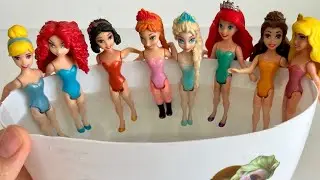 Disney Princess Doll Makeover ~ DIY Miniature Ideas for Barbie - Wig, Dress, Faceup, and More! DIY