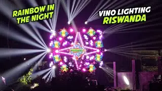 Kueren poll🔥Pelangi di Malam hari  VINO LIGHTING RISWANDA menyala 🤩