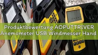 Produktbewertung AOPUTTRIVER Anemometer USB Windmesser Hand Digital LCD Wind Speed Meter Gauge Air F