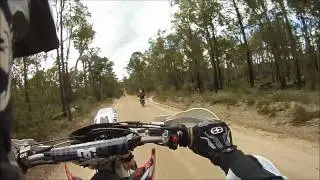 wr450 vs husky 510.wmv